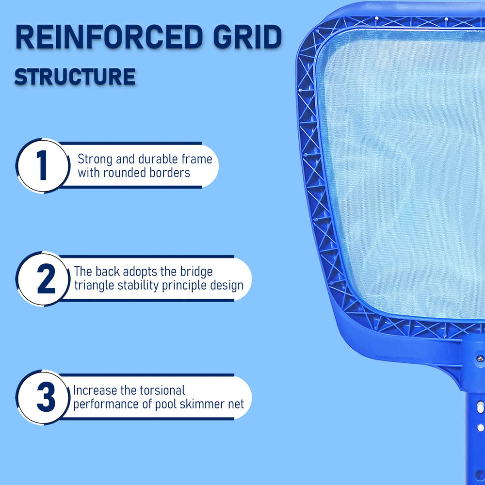 Poolvio skimmer net suitable for hot tubs and spas