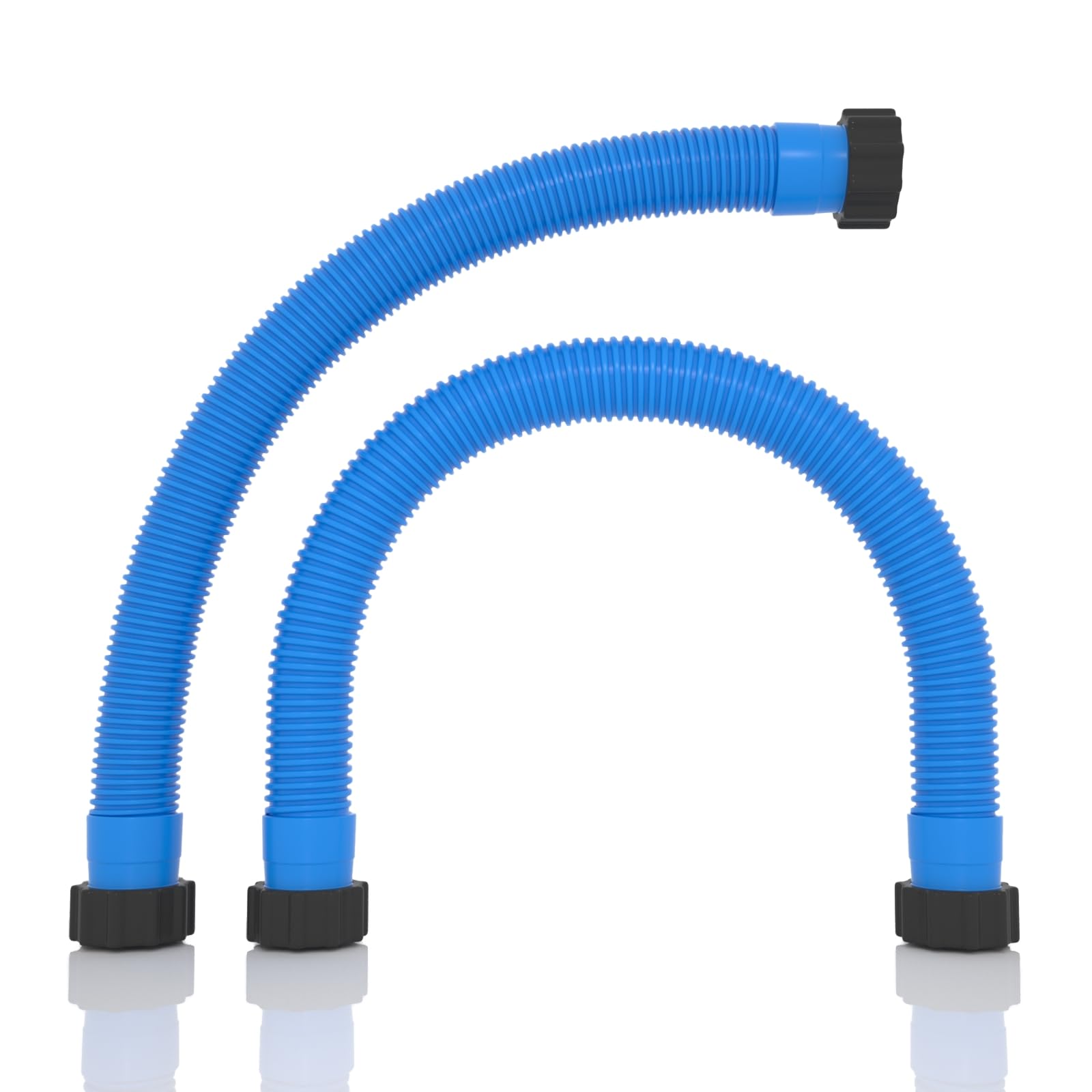 POOLWHALE 1.5" x 20" pool pump hose front view