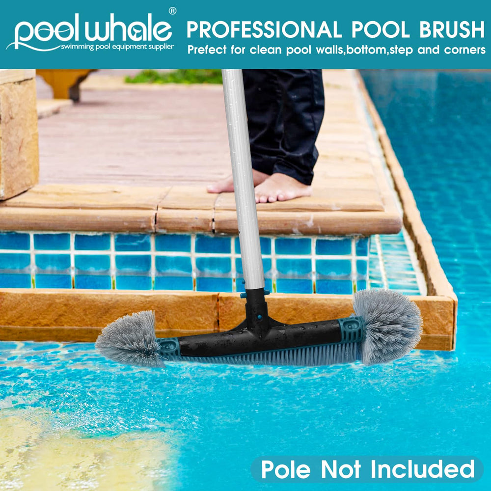 POOLWHALE 20-inch pool brush packaging details