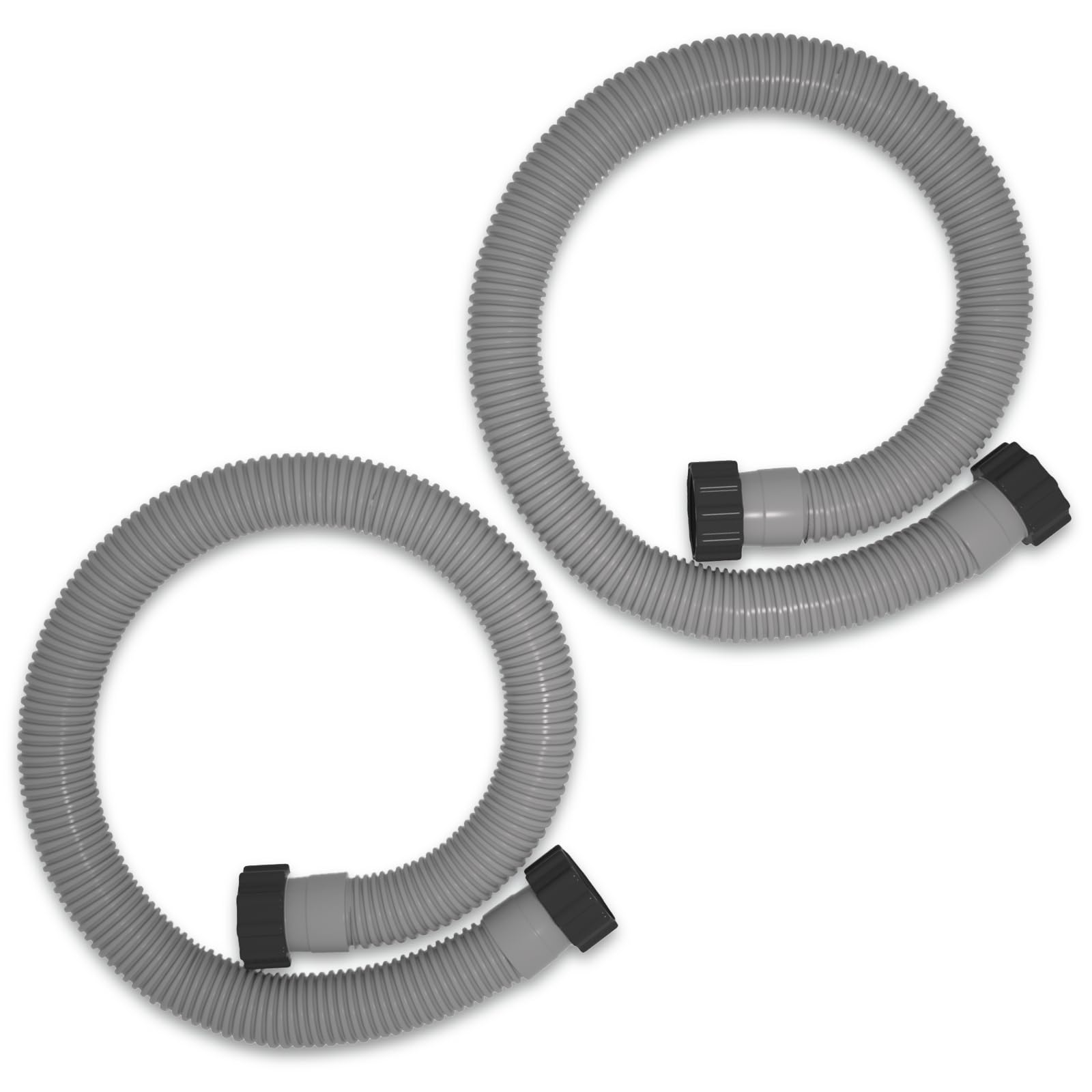 POOLWHALE Pool Sand Filter Pump Hose Replacement pack of 2