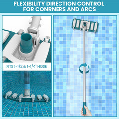 POOLWHALE vacuum head weighted bottom for stability
