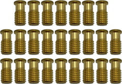 Poolzilla 25 pack of brass screw bolts for pool cover