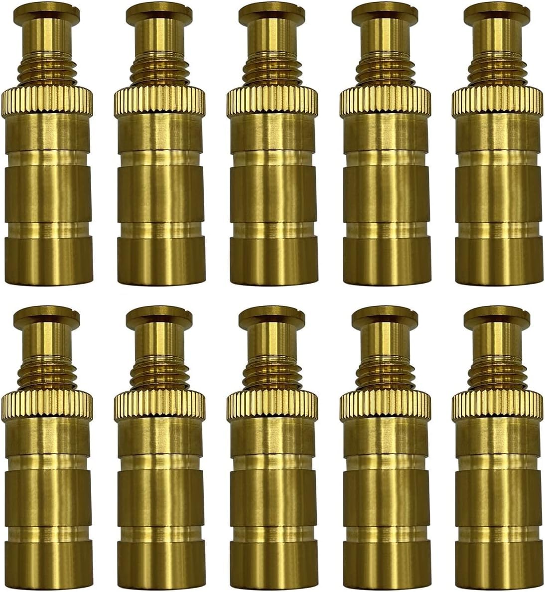 Poolzilla Pool Safety Cover Brass Anchors 10 Pack front view