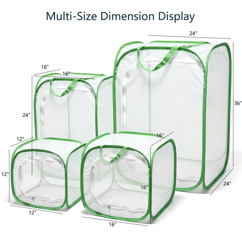 Pop-up design of KraAra insect habitat cage showing spacious interior