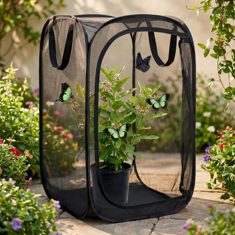 Pop-up design of KraAra insect habitat for easy storage