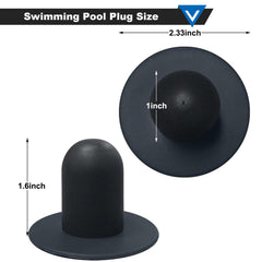 Popbee swimming pool hole plugs pack front view