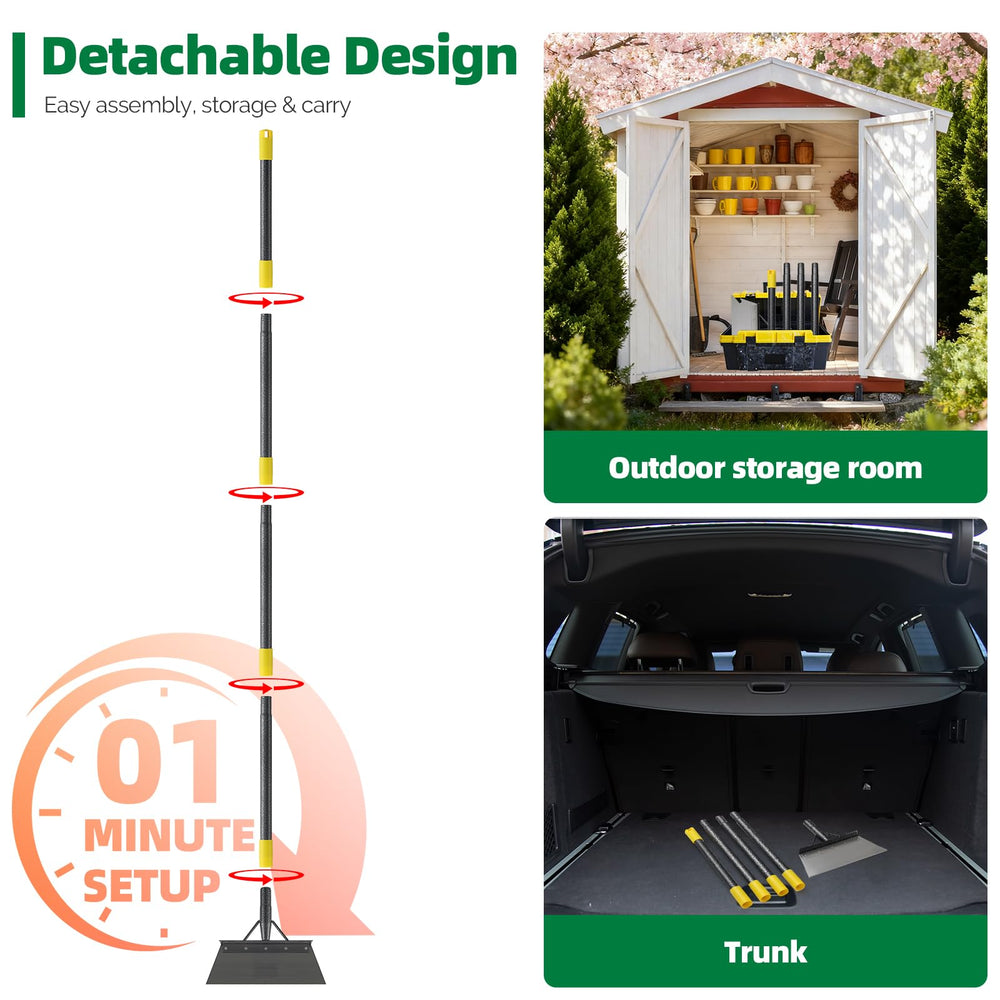 PoPoHoser Floor Scraper compact storage