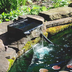 POPOSOAP pond waterfall kit with 40W pump and tubing
