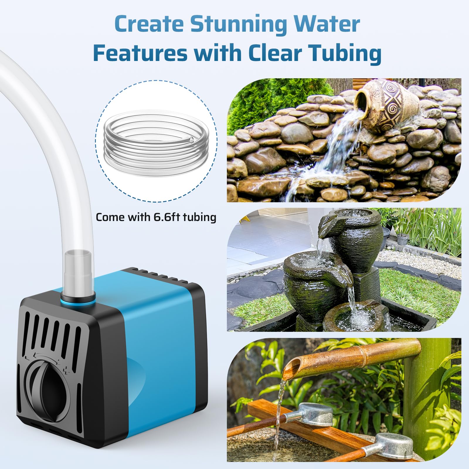 POPOSOAP pump components including filter pads and user manual