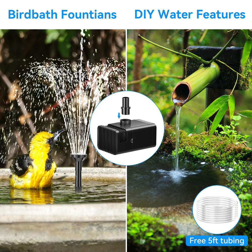 POPOSOAP solar fountain demonstrated in a garden