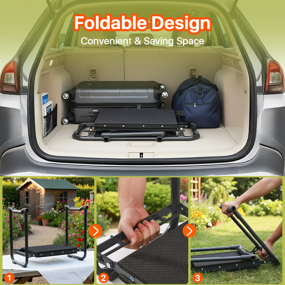 Poraise Garden Kneeler on gravel surface