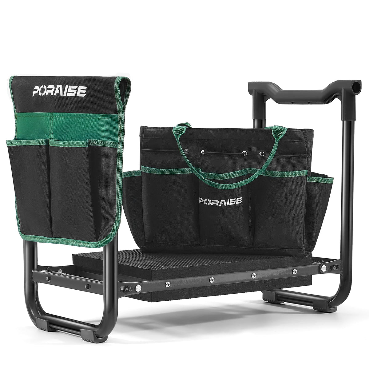 Poraise Heavy Duty Garden Kneeler and Seat front view