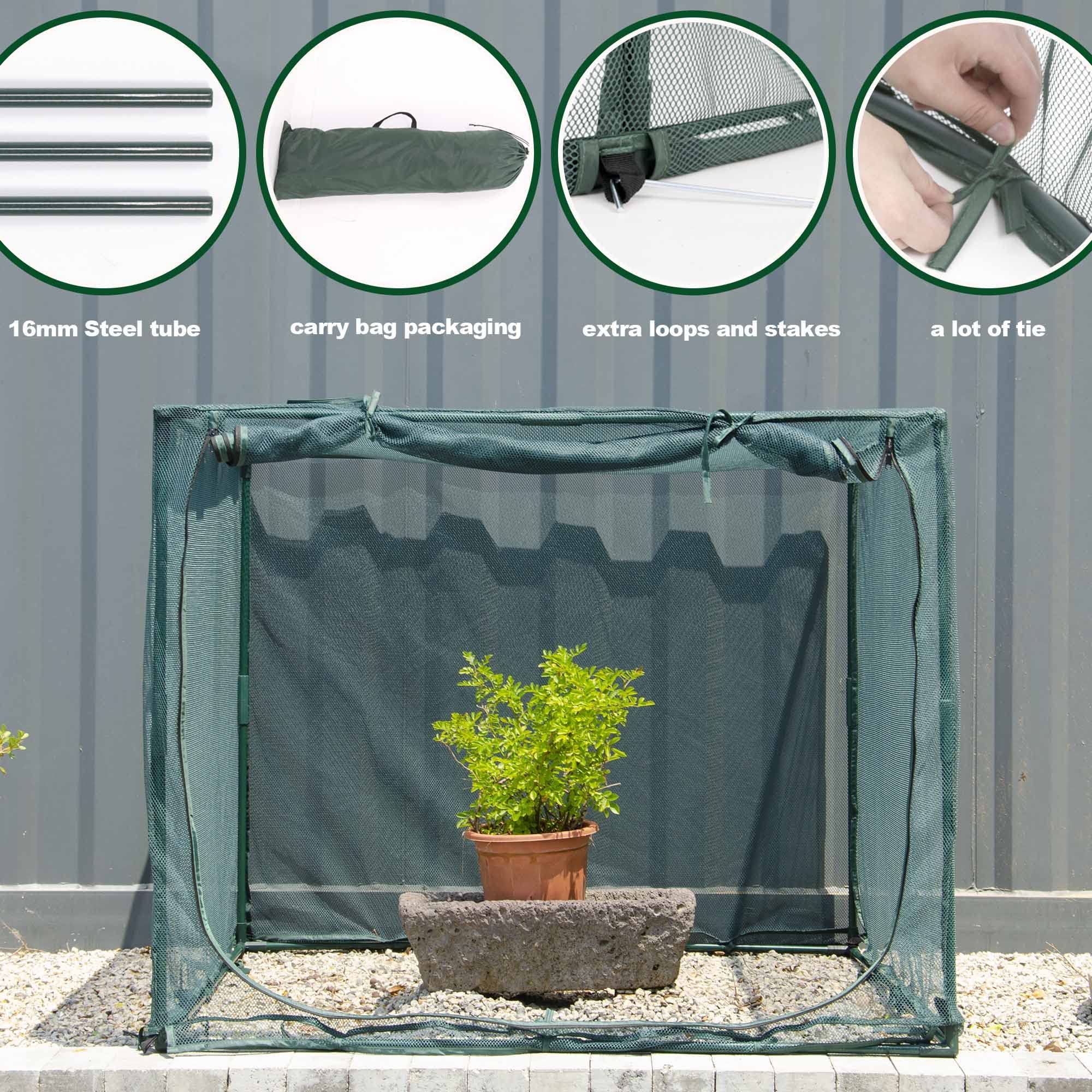 porayhut garden cage in carry bag for easy transport