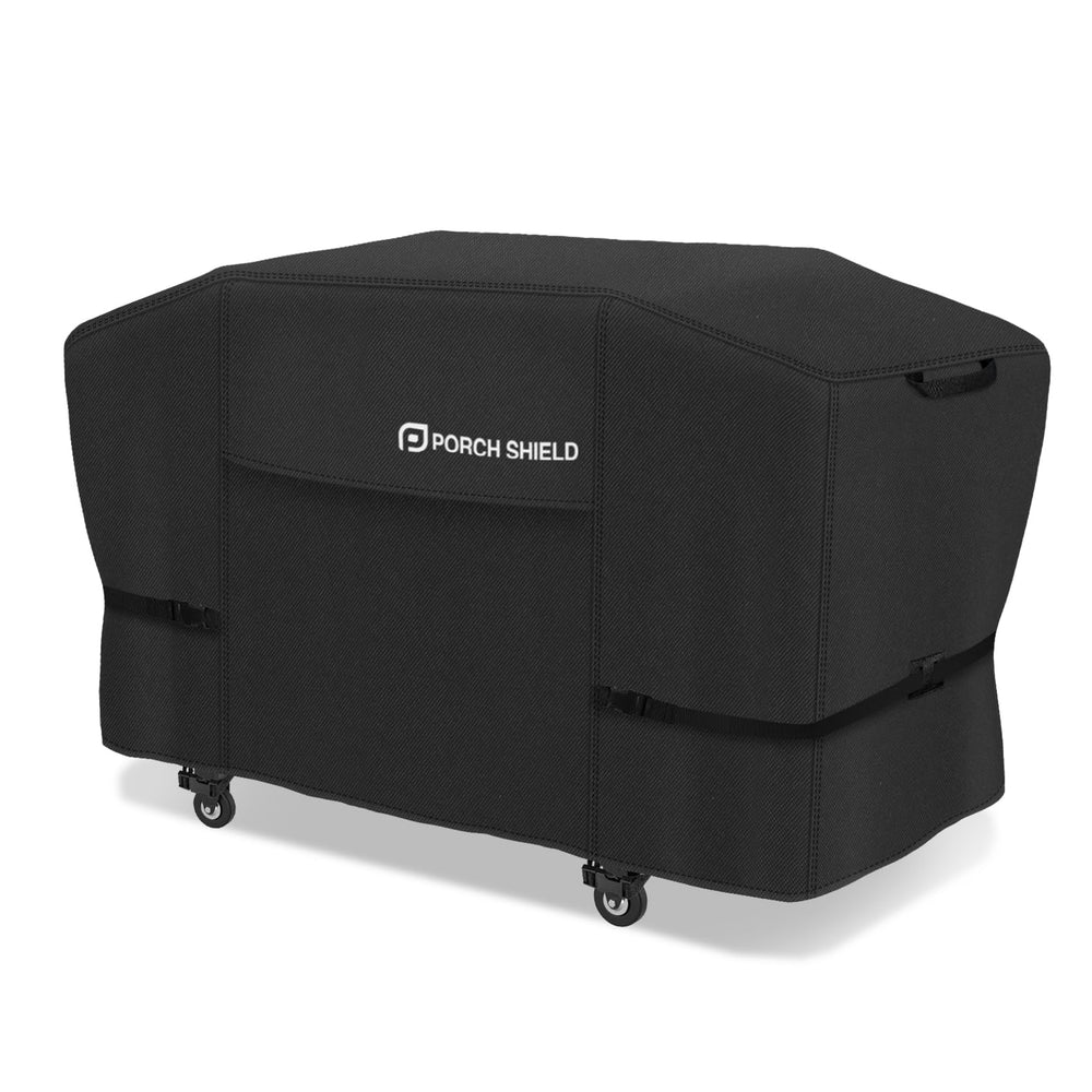 Porch Shield 36 inch griddle cover front view in black