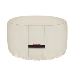 Porch Shield 48 inch Round Patio Fire Pit Table Cover in beige