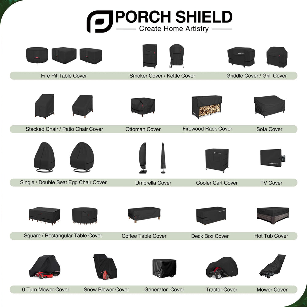 Porch Shield chair cover packaged and ready for sale