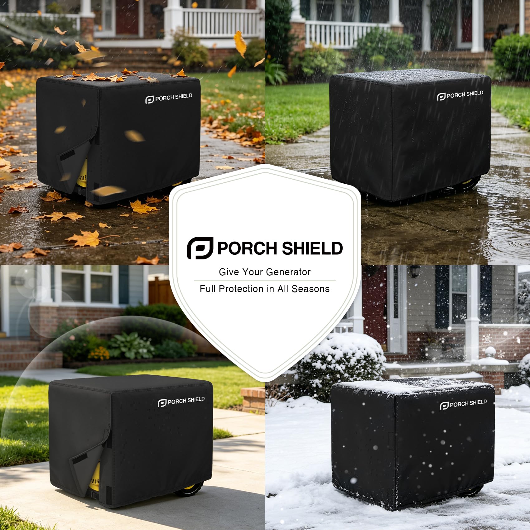 Porch Shield Generator Cover storage options