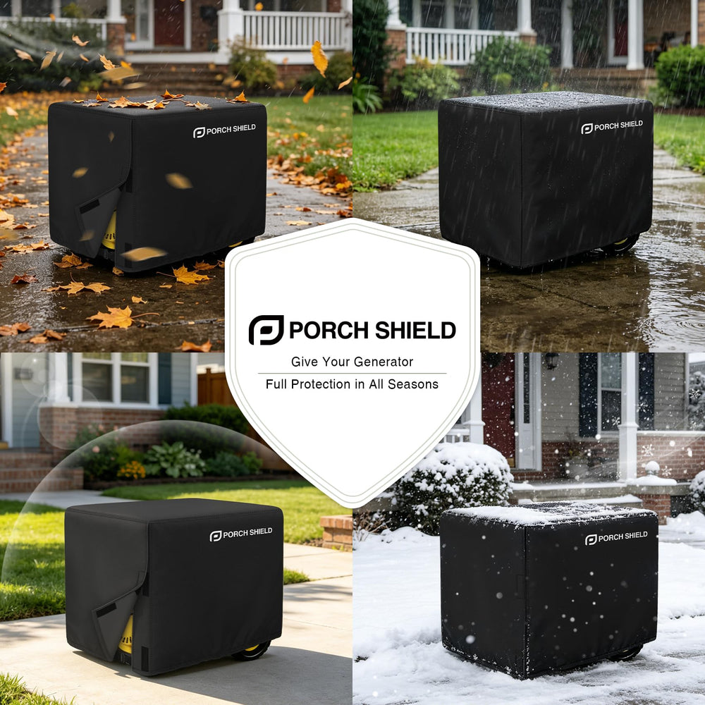 Porch Shield Generator Cover storage options