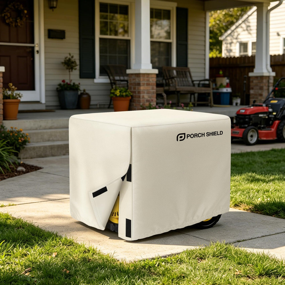 Porch Shield Generator Cover weather resistance features