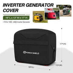 Porch Shield Inverter Generator Cover side view with elastic bands