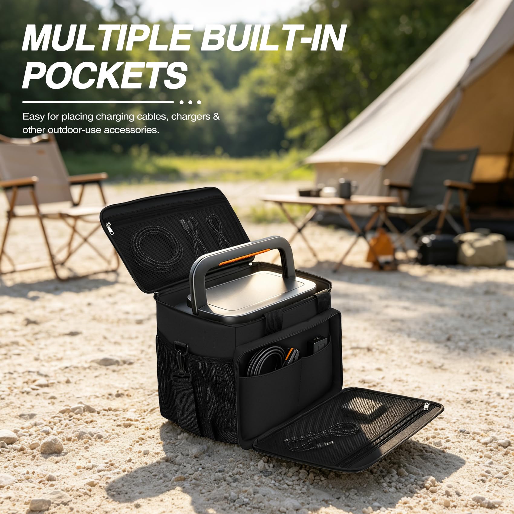 Porch Shield Power Station Bag in outdoor setting