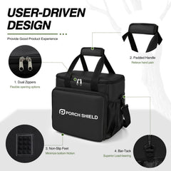 Porch Shield Power Station Bag with padded handle