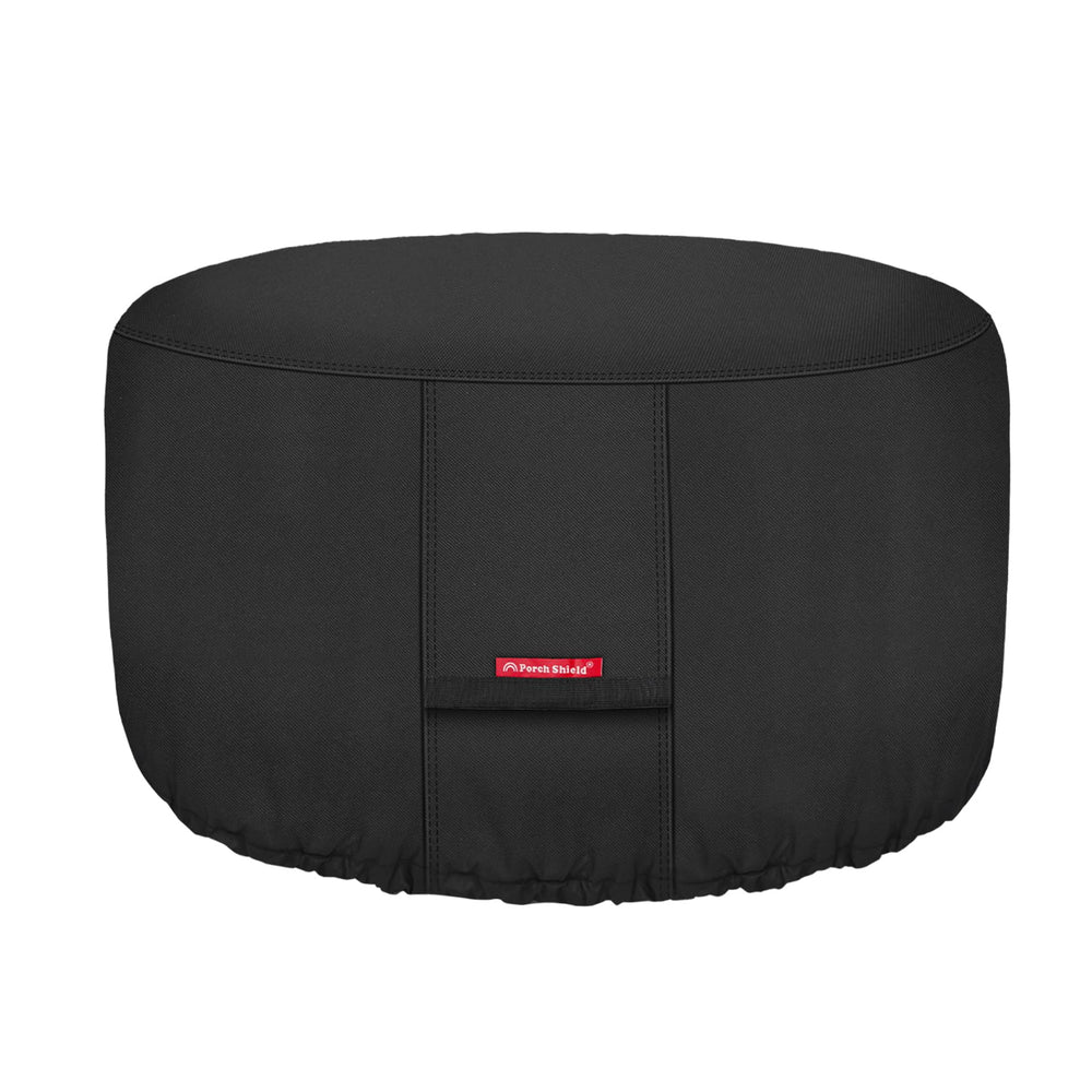 Porch Shield round fire pit cover 56 inches front view