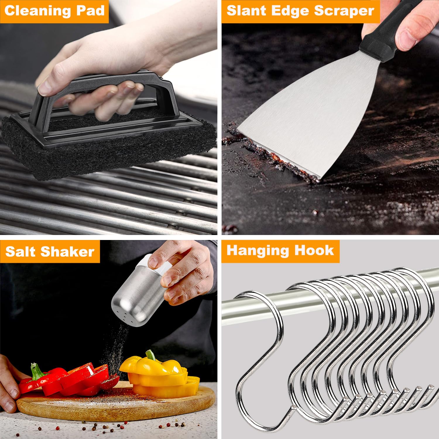Portable bag containing POLIGO BBQ tools