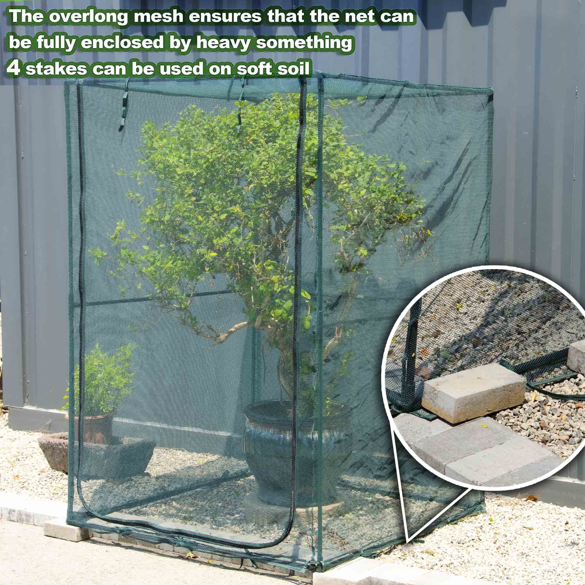 portable carry bag for porayhut plant netting cover