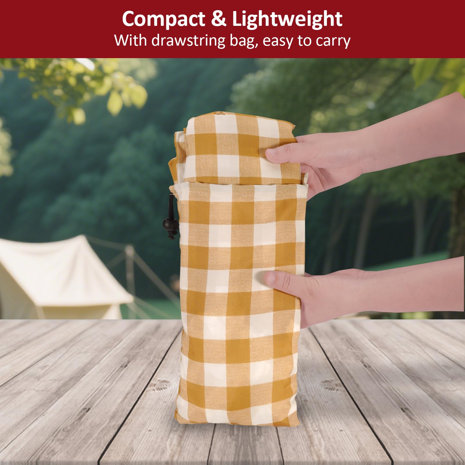 Portable size of KENOBEE picnic table cover set