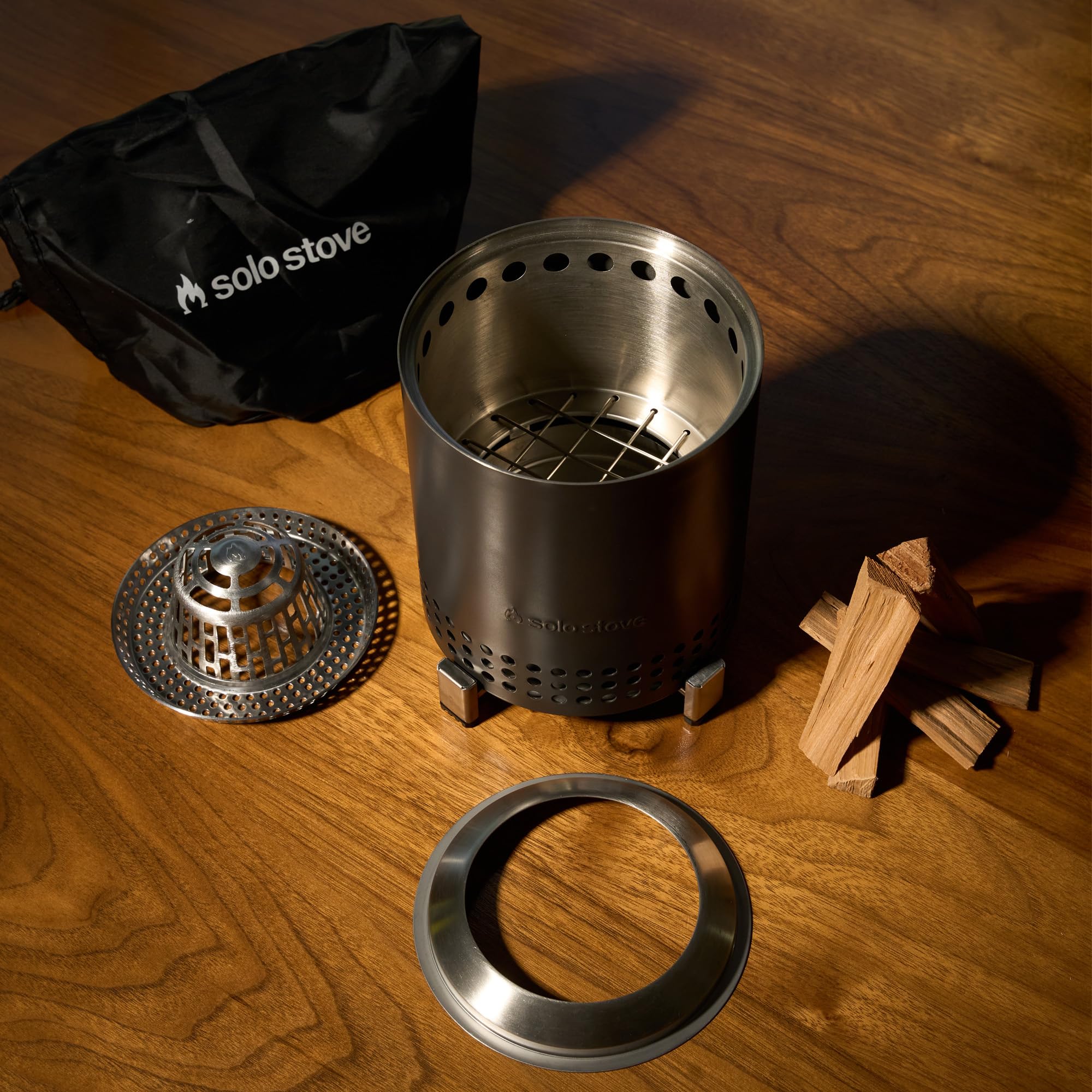 Portable Solo Stove Mesa in carry bag