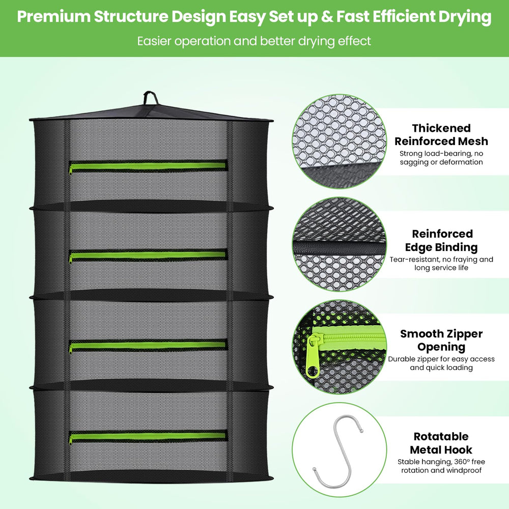 Portable storage bag and pruning shears included with MEKOLIFE drying rack