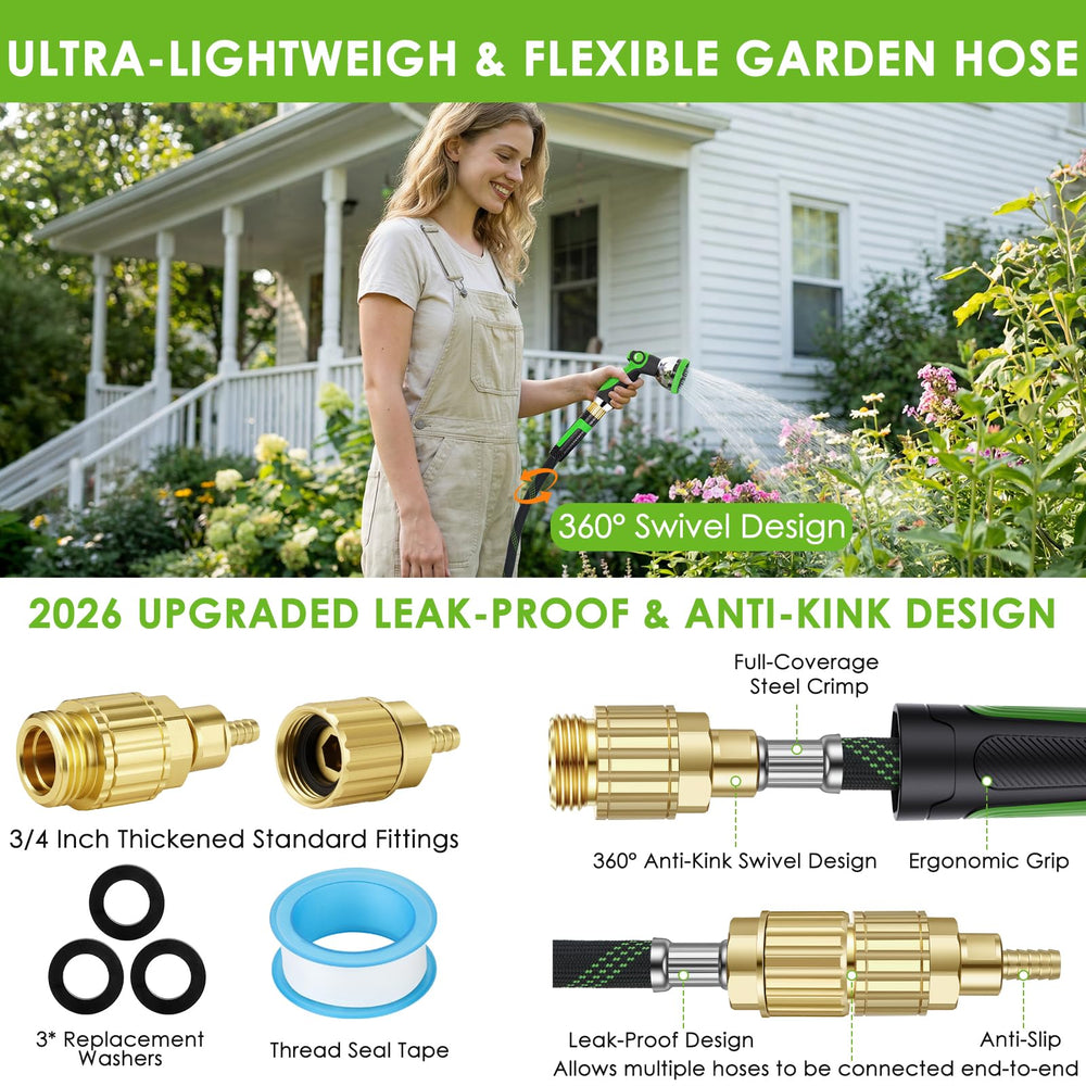 Portable storage strap for tangle-free organization of garden hose