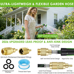 Portable storage strap for tangle-free organization of garden hose