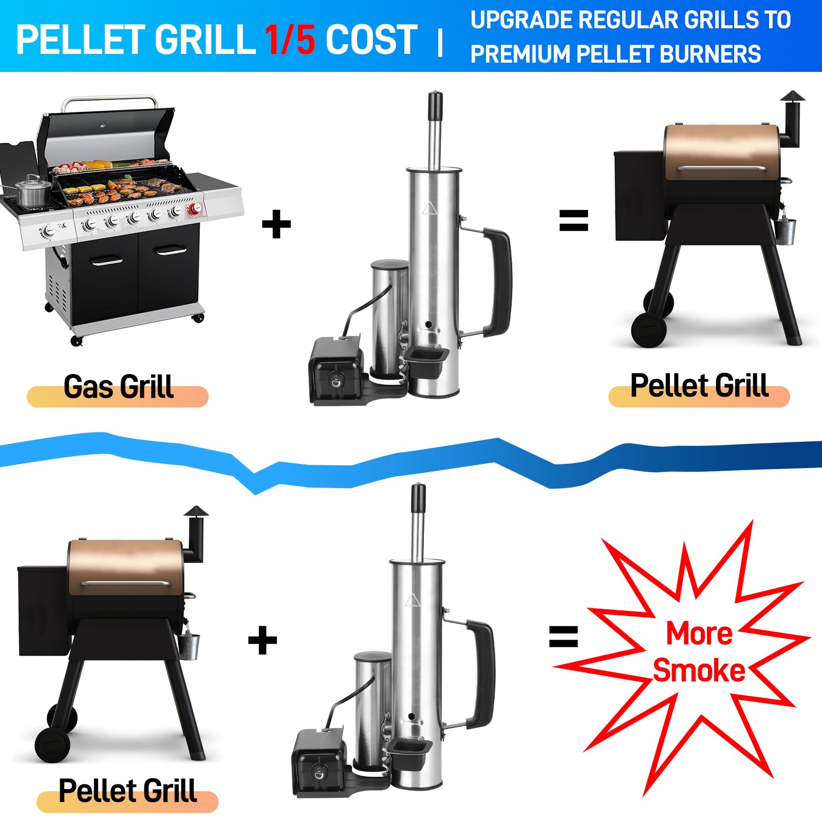 Portable Ueiticsk Smoke Generator with wood chips loaded