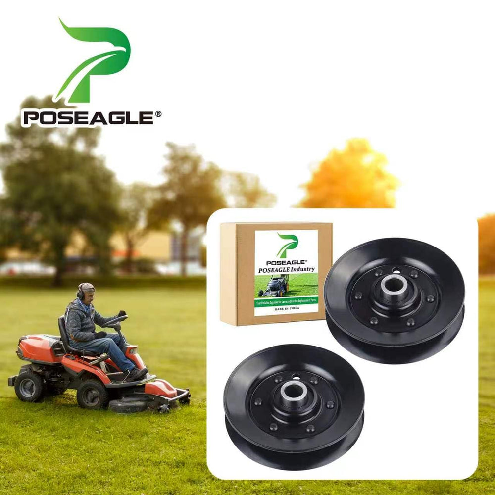 POSEAGLE 2 Pack Idler Pulley 756-04325 side view