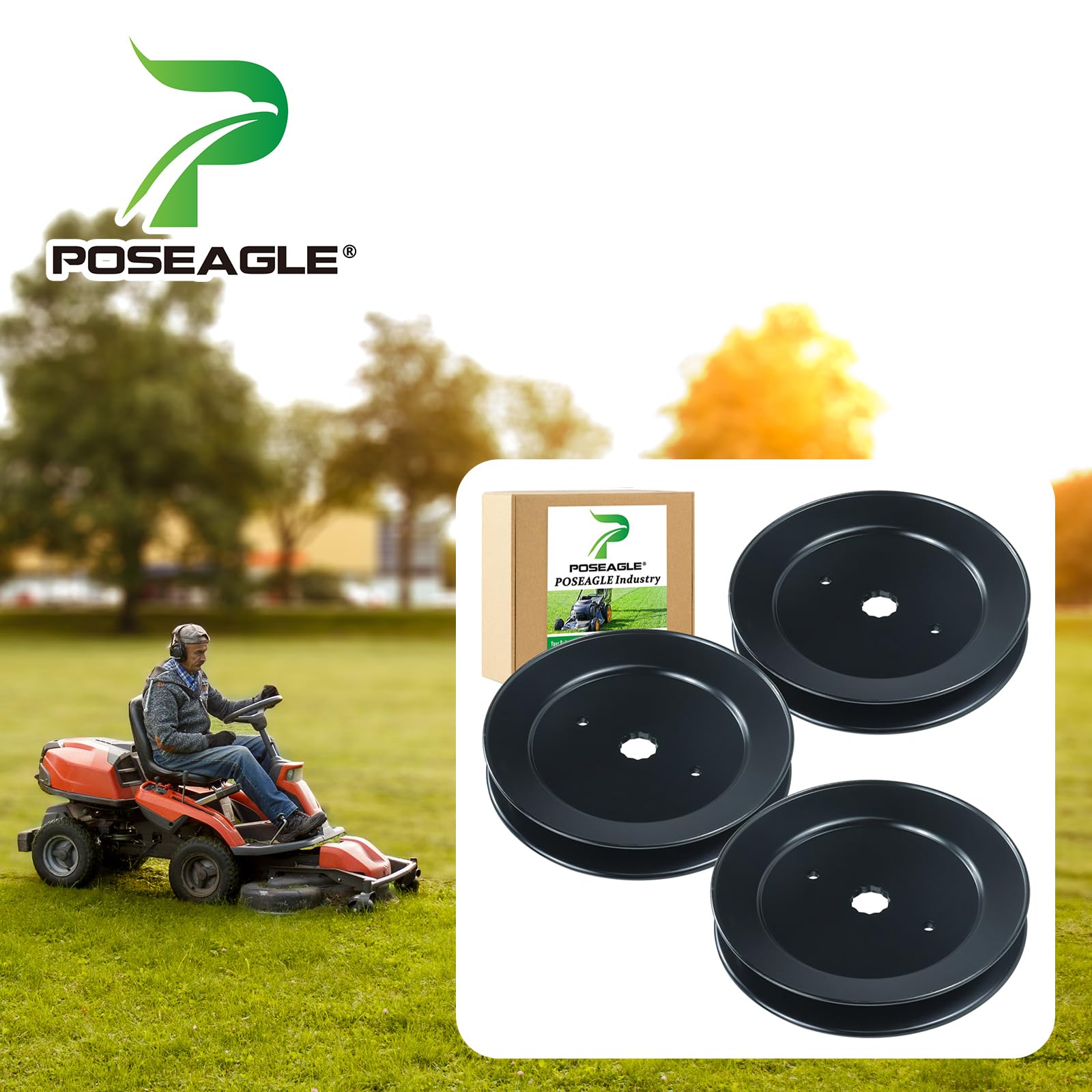 POSEAGLE 3 Pack 153535 Pulley side view