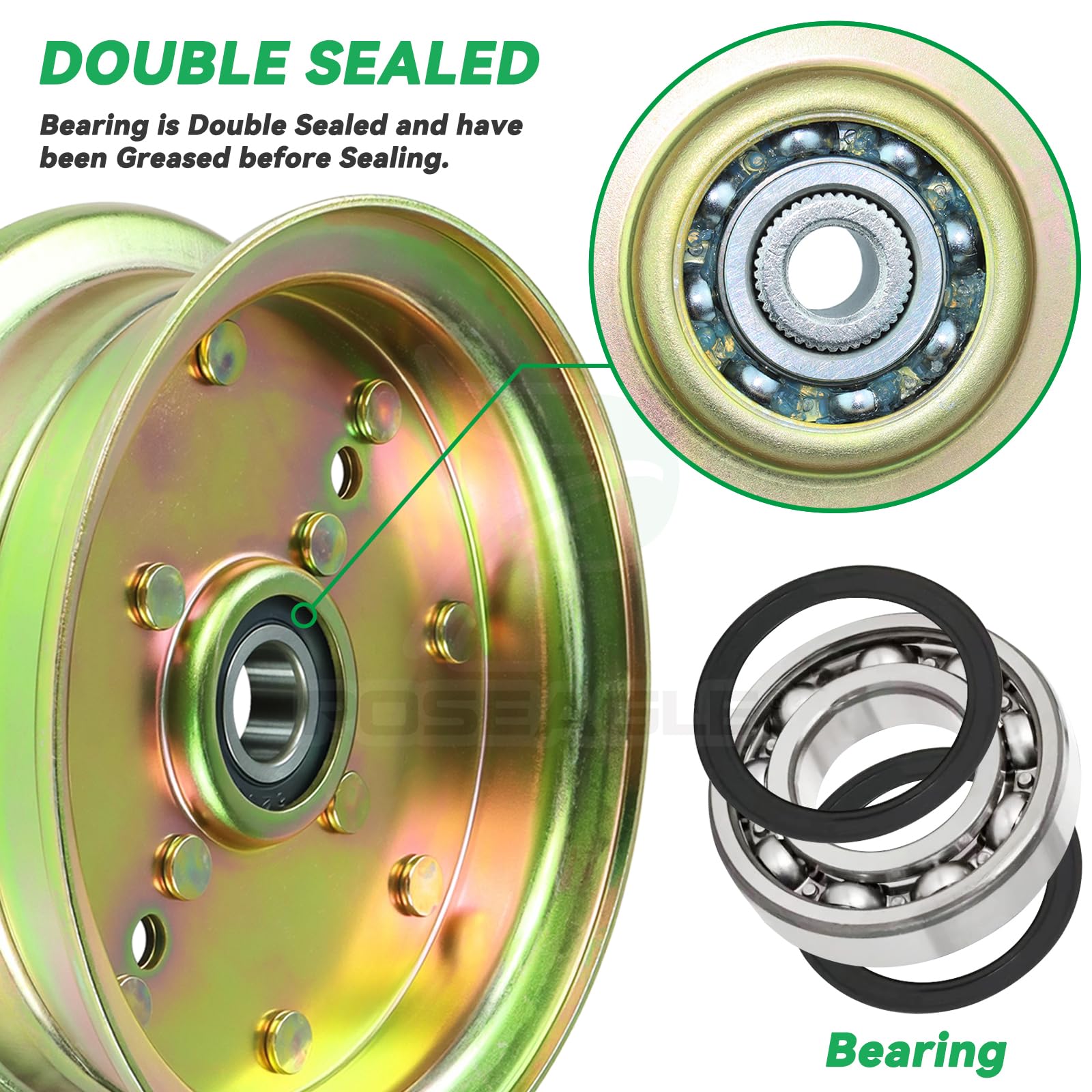 POSEAGLE 3 Pack Husqvarna Idler Pulley packaging