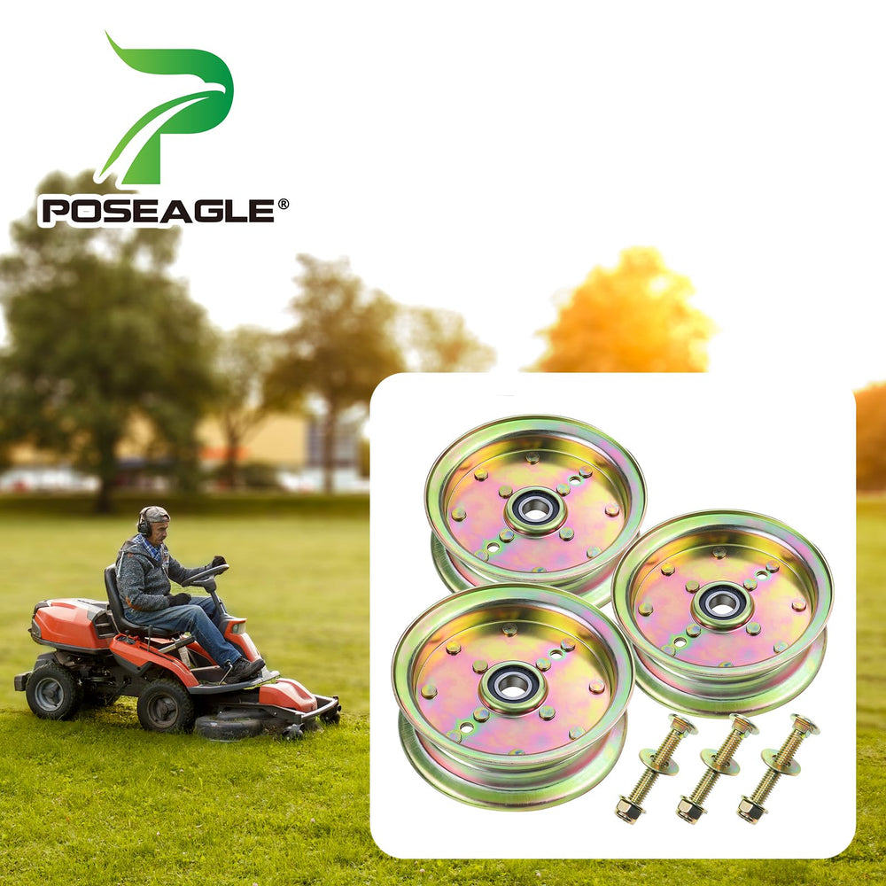 POSEAGLE 3 Pack Husqvarna Idler Pulley side view