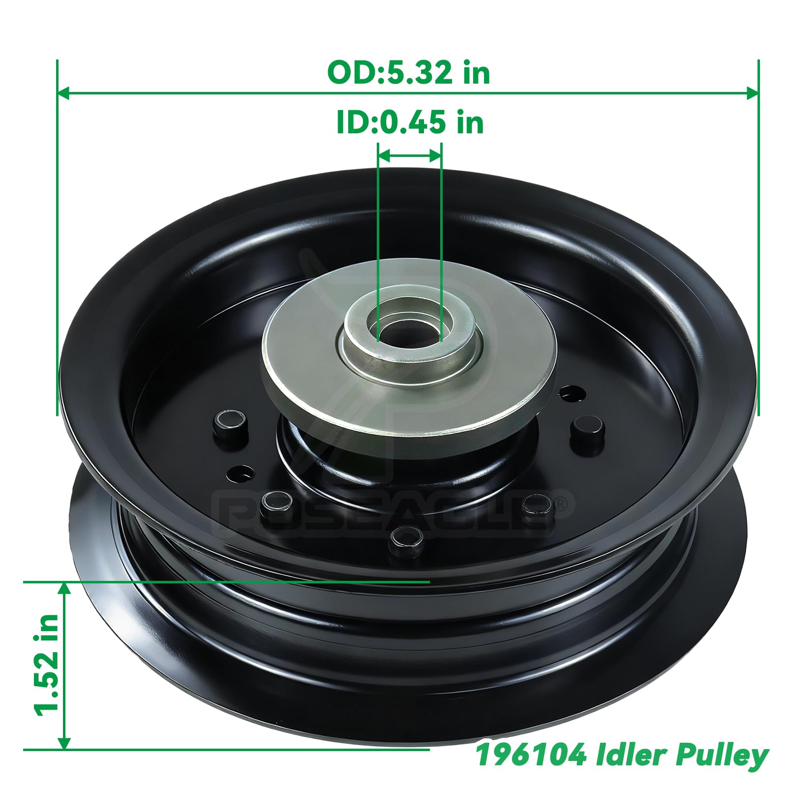 POSEAGLE 532196104 Idler Pulley dimensions