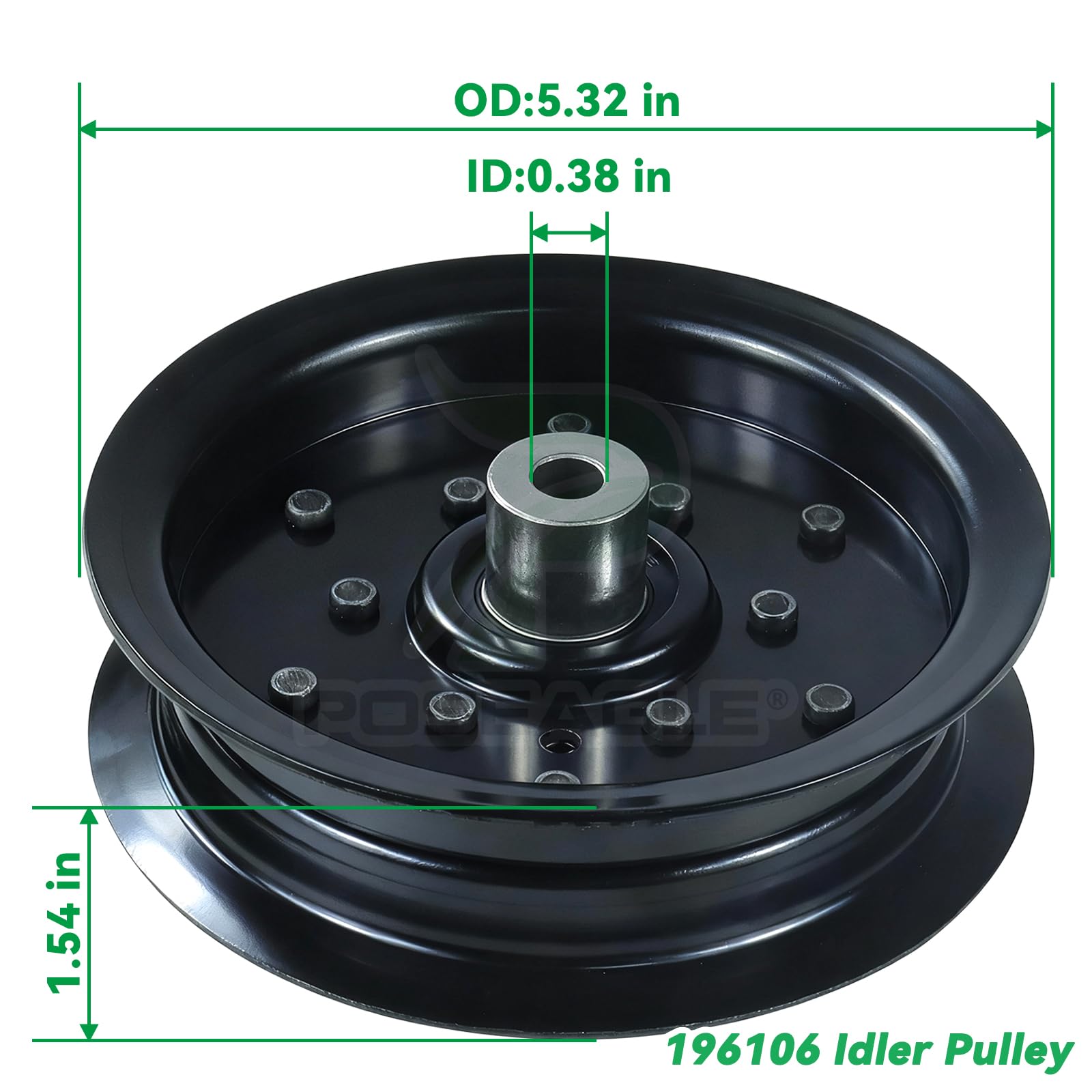 POSEAGLE 532196106 Idler Pulley side view