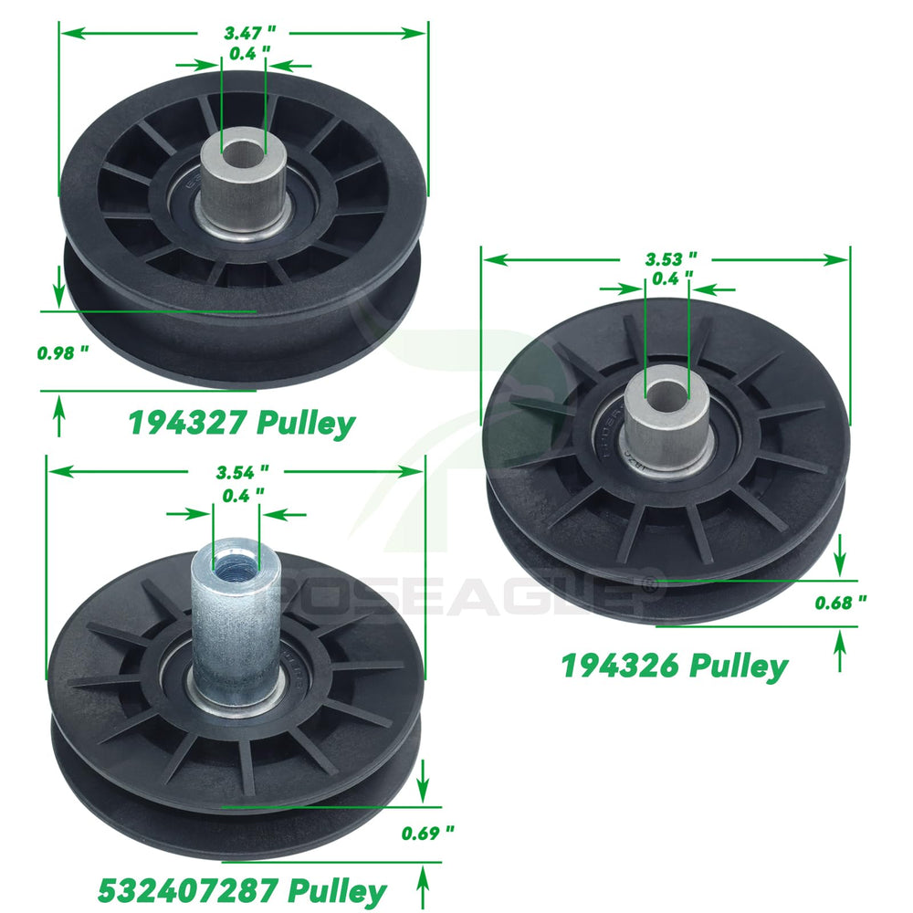 POSEAGLE 532407287 V-groove Idler Pulley