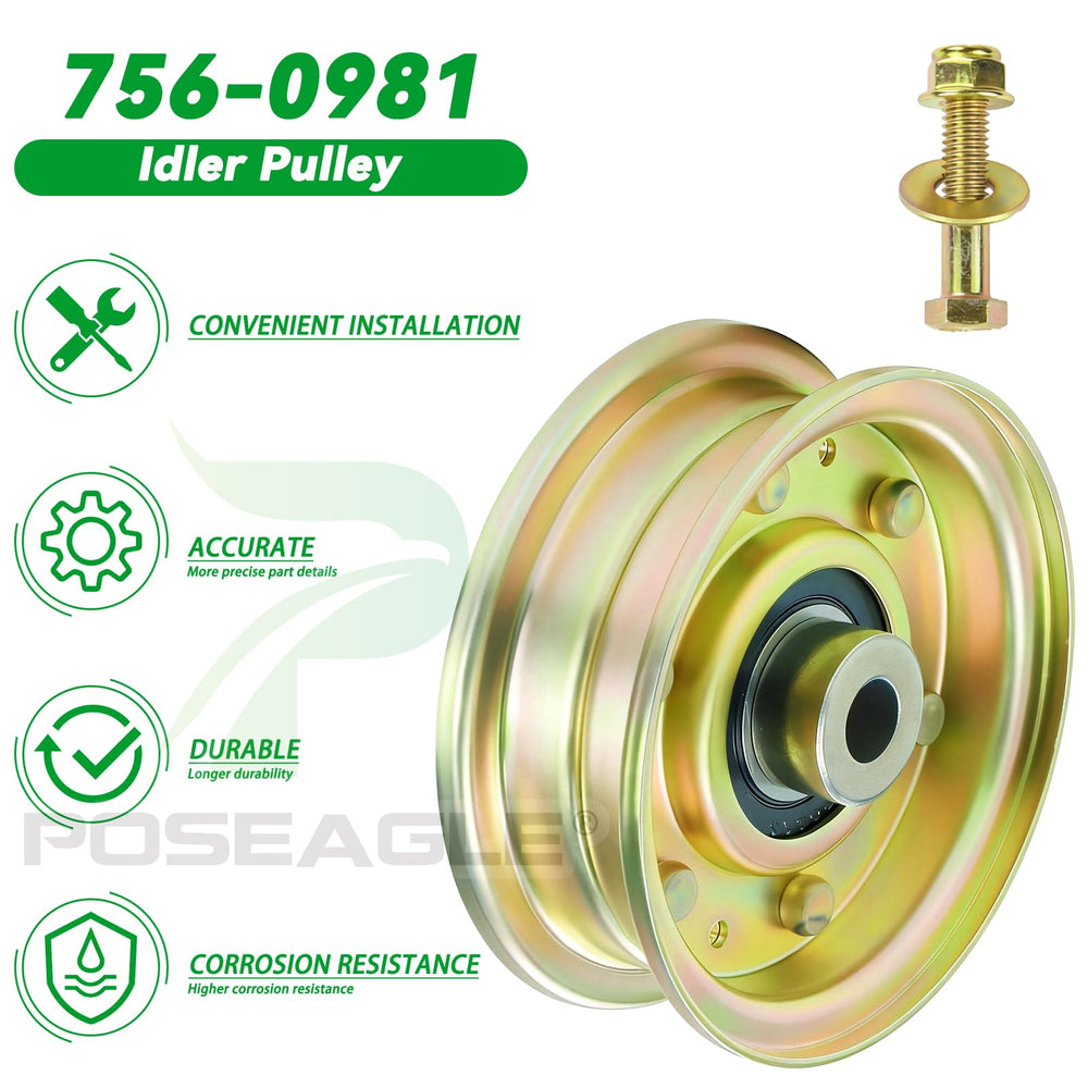 POSEAGLE 756-04224 Idler Pulley back view