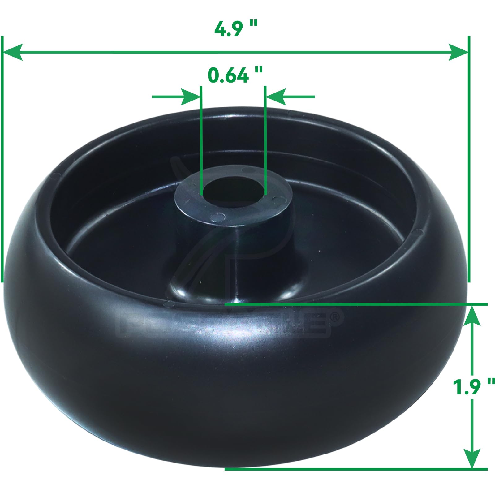 POSEAGLE GX10168 Deck Wheel installed on John Deere tractor