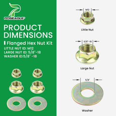 POSEAGLE GY20850 mower blades in packaging