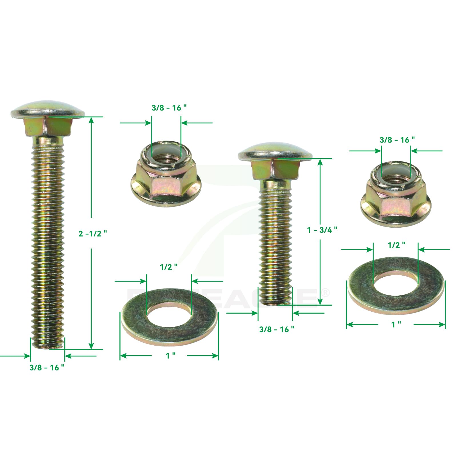 POSEAGLE hardware kit included with the pulleys