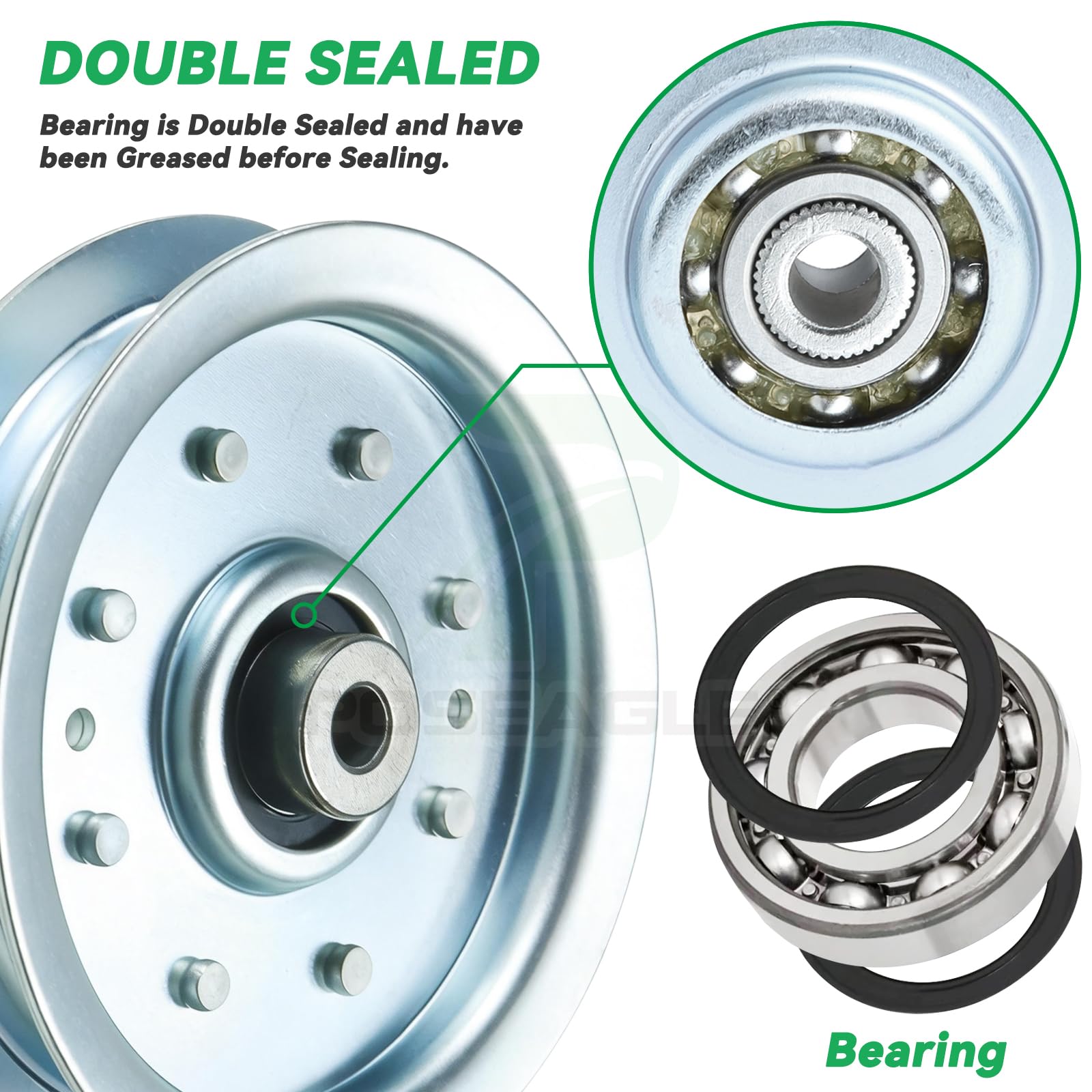 POSEAGLE Idler Pulley detailed specification view