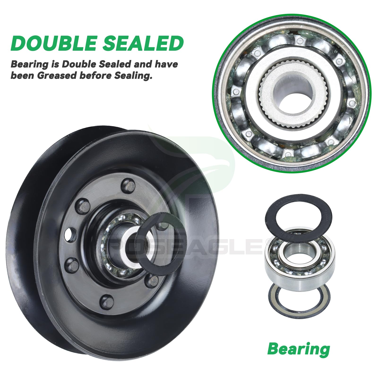 POSEAGLE Idler Pulley dimensions measurement