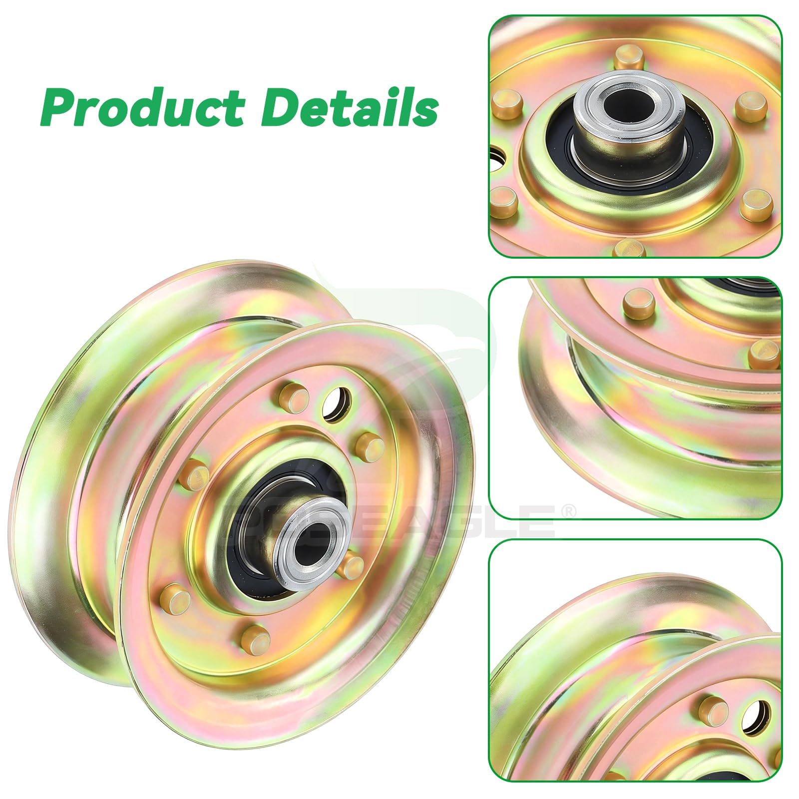 POSEAGLE Idler Pulley installed on a Husqvarna mower