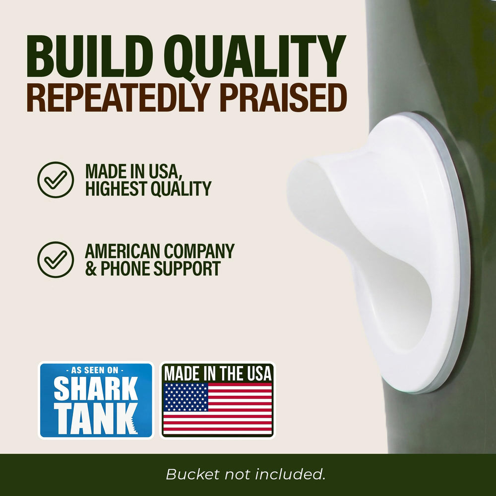 Poultry Pro Feeder installed on 5-gallon bucket